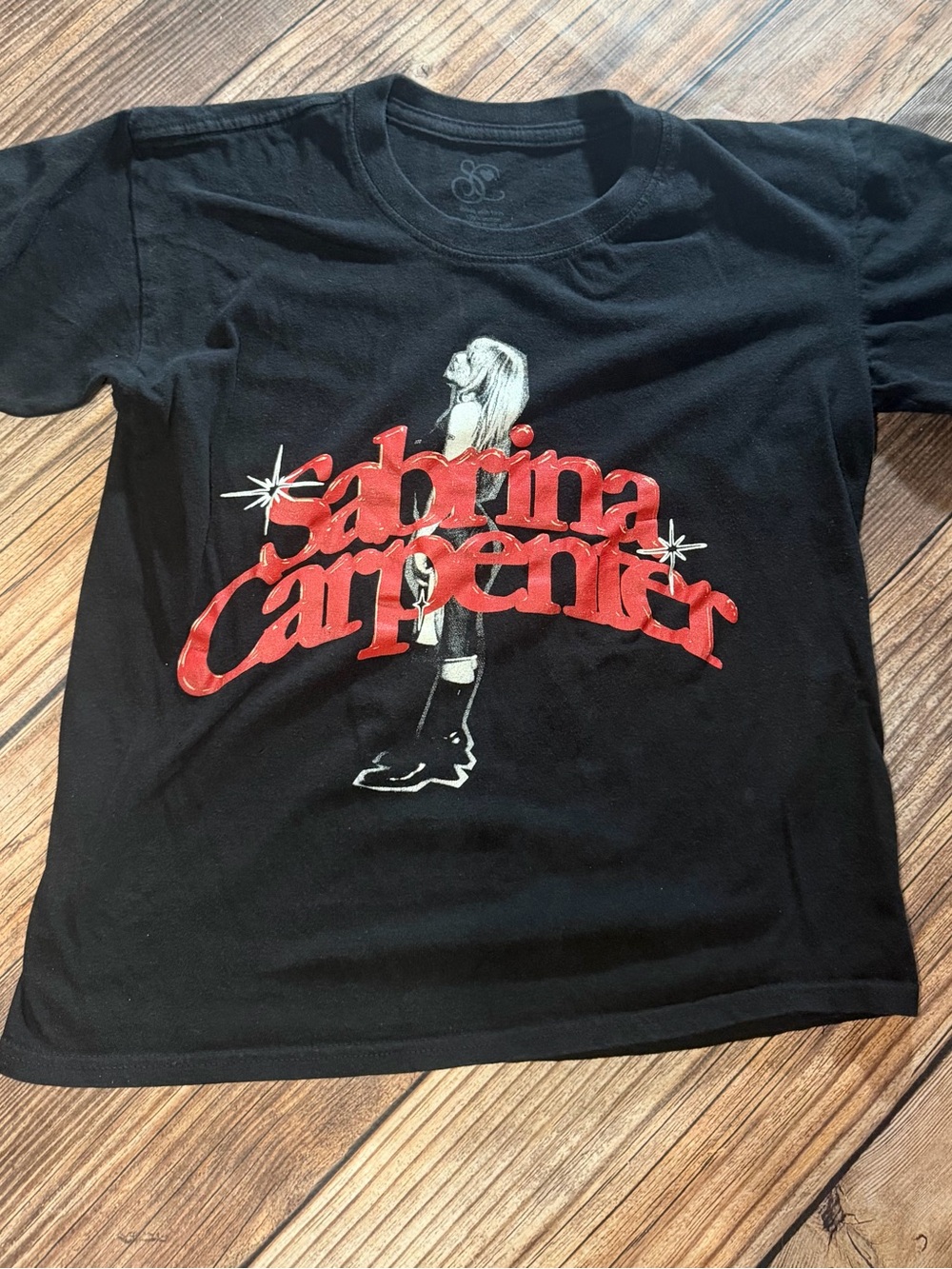 Sabrina Carpenter Black Graphic small Tee